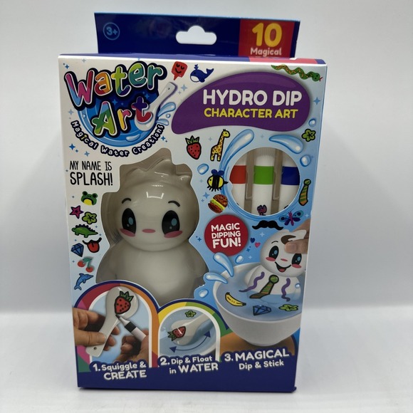 Other - Hydro Dip Character Art  10 Water Markers & Drawing Paddle.
